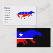 Cartes de visite de T-Rex (Devant / Derrière)