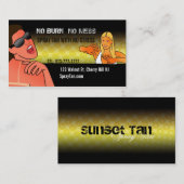 Cartes de visite de Tan de jet (Devant / Derrière)