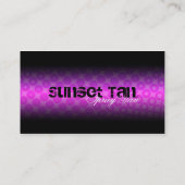 Cartes de visite de Tan de jet (Dos)