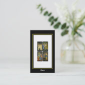 Cartes de visite de tarot (Debout devant)