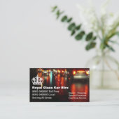 Cartes de visite de taxi (Debout devant)