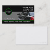 Cartes de visite de taxi (Devant / Derrière)