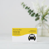 Cartes de visite de taxi (Debout devant)