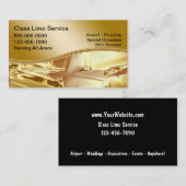 Cartes de visite de taxi (Devant / Derrière)