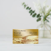 Cartes de visite de taxi (Debout devant)