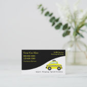 Cartes de visite de taxi (Debout devant)