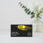 Cartes de visite de taxi (Debout devant)