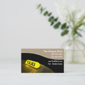 Cartes de visite de taxi (Debout devant)