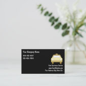 Cartes de visite de taxi (Debout devant)