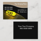 Cartes de visite de taxi (Devant / Derrière)