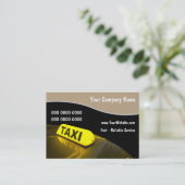 Cartes de visite de taxi (Debout devant)
