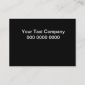 Cartes de visite de taxi (Dos)