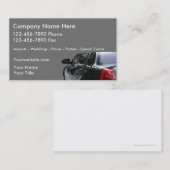 Cartes de visite de taxi (Devant / Derrière)