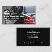 Cartes de visite de taxi (Devant / Derrière)