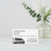 Cartes de visite de taxi (Debout devant)