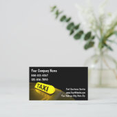 Cartes de visite de taxi (Debout devant)