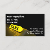 Cartes de visite de taxi (Devant)