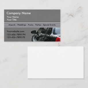 Cartes de visite de taxi corrigées