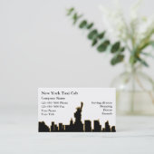 Cartes de visite de taxi de New York (Debout devant)