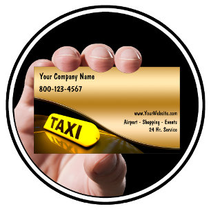 Cartes de visite de taxi neuves