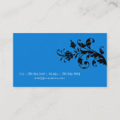 Cartes de visite de technicien de clou (Dos)