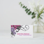 Cartes de visite de technicien de clou (Debout devant)