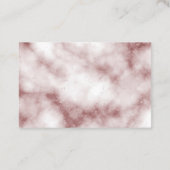 Cartes de visite de technicien de clou (Dos)