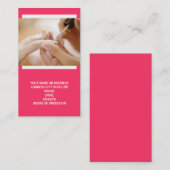 Cartes de visite de technicien de clou (Devant / Derrière)