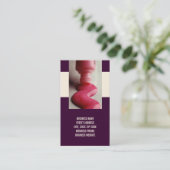 Cartes de visite de technicien de clou (Debout devant)