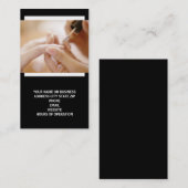 Cartes de visite de technicien de clou (Devant / Derrière)