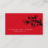 Cartes de visite de technicien de clou (Dos)