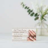 Cartes de visite de technologie d'ongle de (Debout devant)