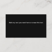 Cartes de visite de technologie d'ordinateur (Dos)