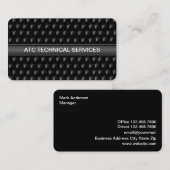 Cartes de visite de technologie moderne cool (Devant / Derrière)