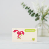 Cartes de visite de téléphone Bunny (Debout devant)