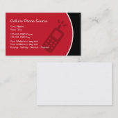Cartes de visite de téléphone cellulaire (Devant / Derrière)