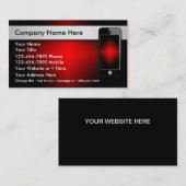 Cartes de visite de téléphone portable (Devant / Derrière)