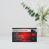 Cartes de visite de téléphone portable (Debout devant)