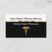 Cartes de visite de témoins experts Médicales (Devant)