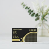 Cartes de visite de tennis (Debout devant)