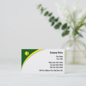 Cartes de visite de tennis (Debout devant)