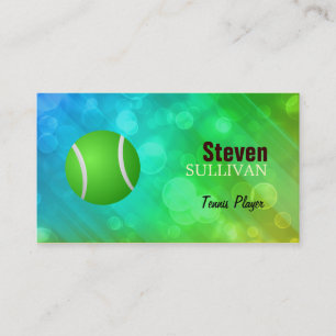 Cartes de visite de tennis