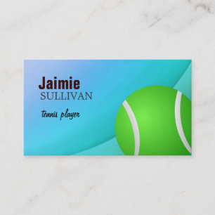 cartes de visite de tennis