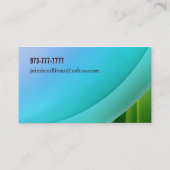 cartes de visite de tennis (Dos)