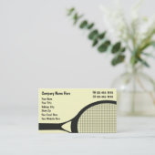 Cartes de visite de tennis (Debout devant)