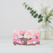 Cartes de visite de terre de sucrerie (Debout devant)