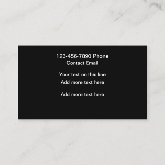 Cartes de visite de thème cool requin (Dos)