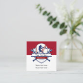 Cartes de visite de thème de baseball unique pour (Debout devant)