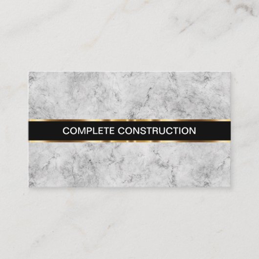 Cartes de visite de thème de construction classiqu (Devant)