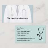 Cartes de visite de thème de la santé Médicale (Devant / Derrière)